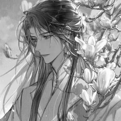 黑白漫画图片男生冷酷高清