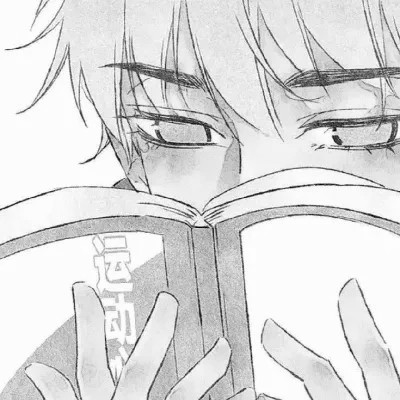 黑白漫画图片男生冷酷高清