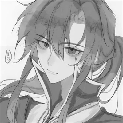 优质高清的黑白系动漫男头