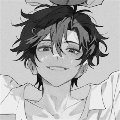 优质高清的黑白系动漫男头