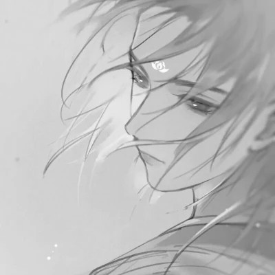优质高清的黑白系动漫男头