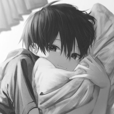 优质高清的黑白系动漫男头