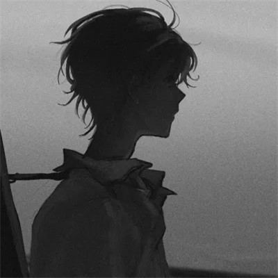 优质高清的黑白系动漫男头