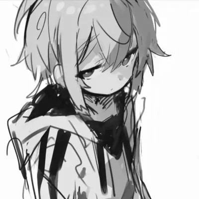 优质高清的黑白系动漫男头