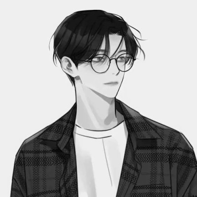 优质高清的黑白系动漫男头