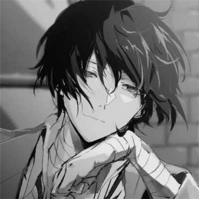 优质高清的黑白系动漫男头
