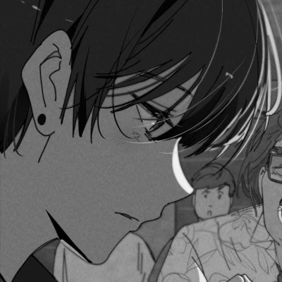 优质高清的黑白系动漫男头
