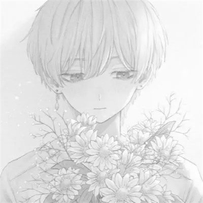 优质高清的黑白系动漫男头