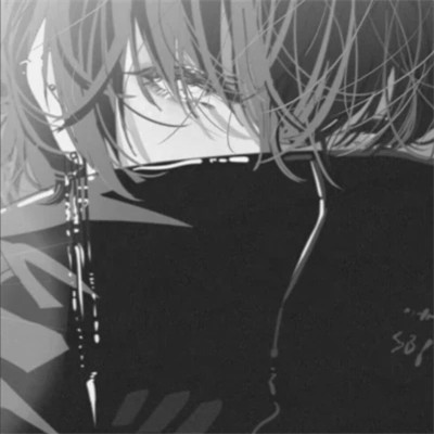 优质高清的黑白系动漫男头