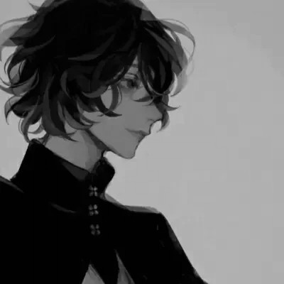 优质高清的黑白系动漫男头