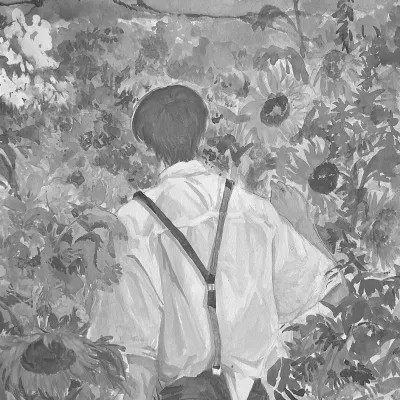黑白动漫男生头像高清