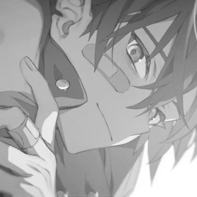 黑白动漫男生头像高清
