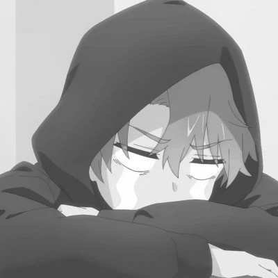 黑白动漫男生头像高清