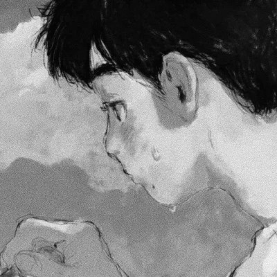 黑白头像男动漫生冷酷图片