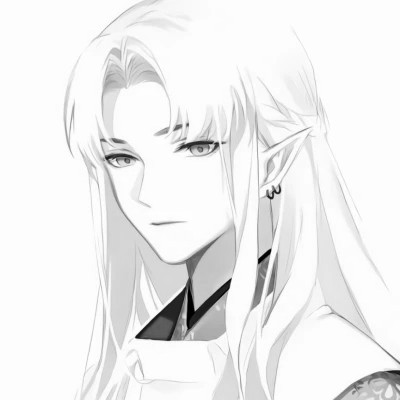 动漫黑白头像男
