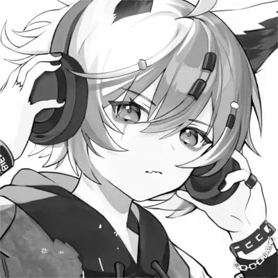 微信头像黑白动漫男生图片
