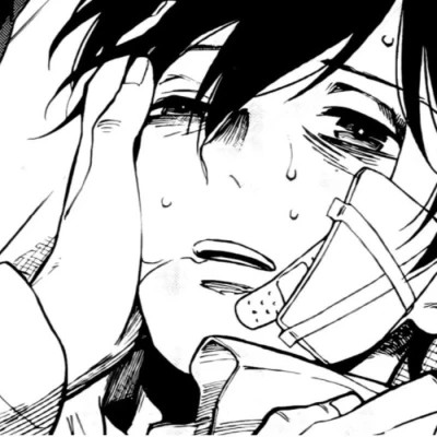 头像动漫男高清高质量黑白