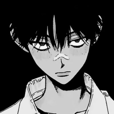 头像动漫男高清高质量黑白