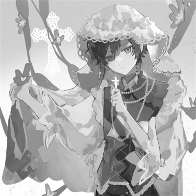 头像动漫男高清高质量黑白