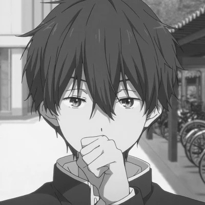 头像动漫男高清高质量黑白