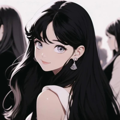 适合长期不换的头像动漫女