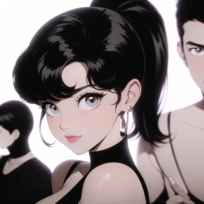 适合长期不换的头像动漫女