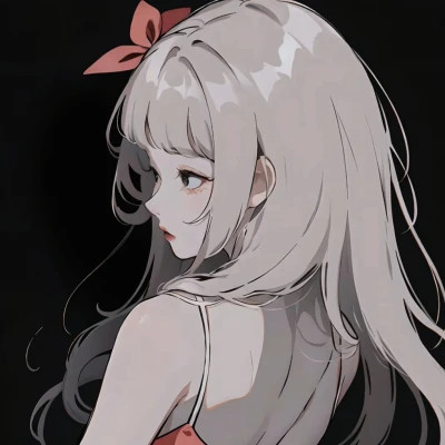 旧版动漫头像女生高清图片
