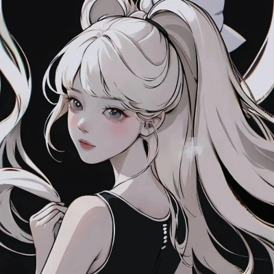 旧版动漫头像女生高清图片
