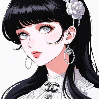 小众旧漫女生高清头像图片