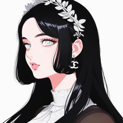 小众旧漫女生高清头像图片