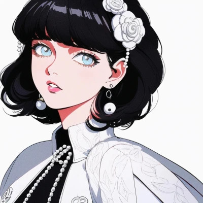 小众旧漫女生高清头像图片