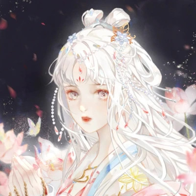漫画风格手绘图片女生头像