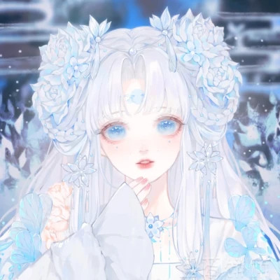 漫画风格手绘图片女生头像