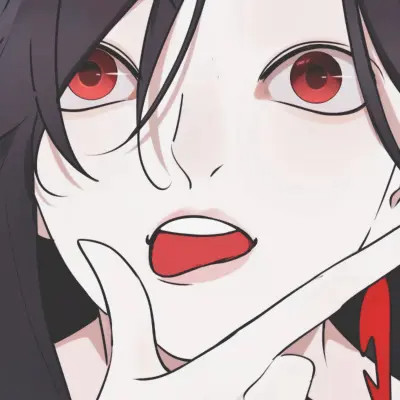 个性卡通漫画风格女生头像图片