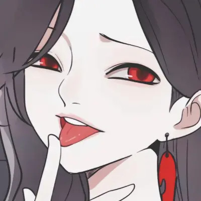 个性卡通漫画风格女生头像图片