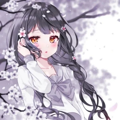 高质量头像动漫温柔女生图片
