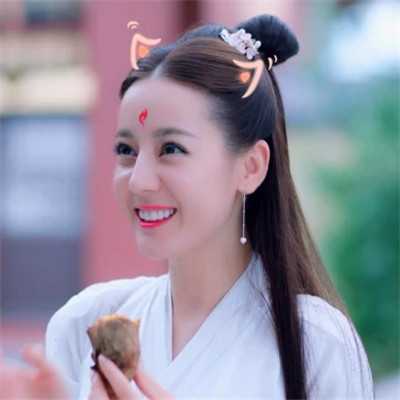 古风情侣头像真人一人一半仙气