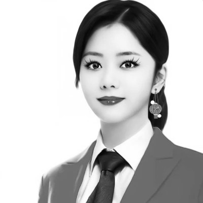 黑白情侣头像一男一女分开