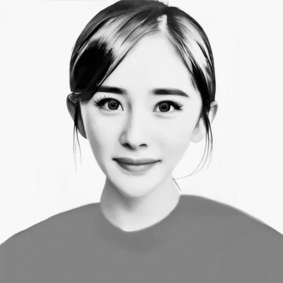 黑白情侣头像一男一女分开