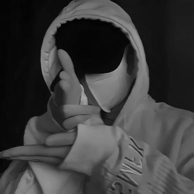 情侣头像一男一女分开黑白