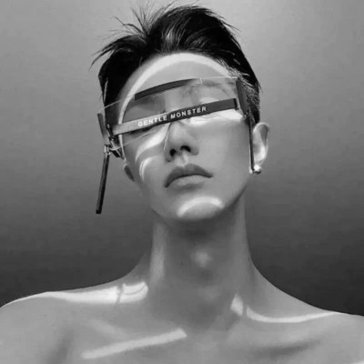 微信情侣头像黑白一男一女图片