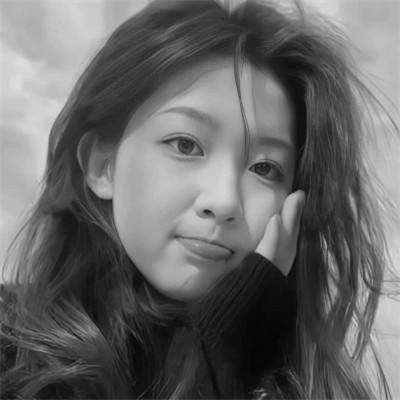 微信情侣头像黑白一男一女图片