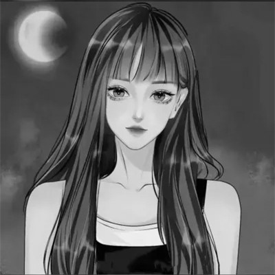 黑白真人情侣头像图集一男一女