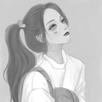 黑白情侣头像真人一人一张