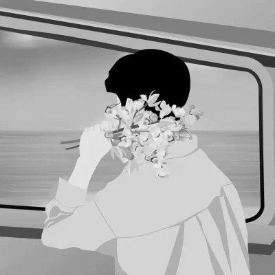 黑白情侣头像真人一人一张
