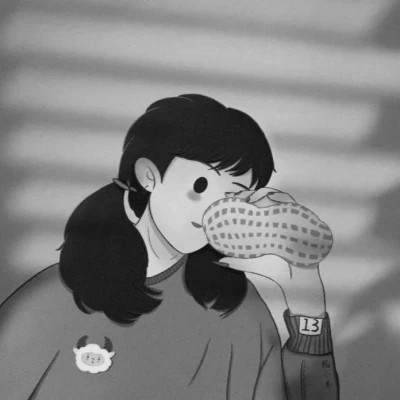 黑白情侣头像真人一人一张