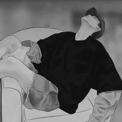 黑白情侣头像真人一人一张