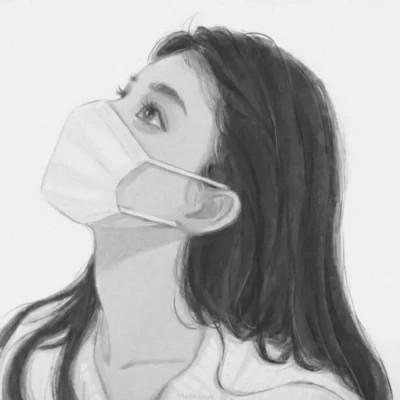 黑白头像情侣一人一张