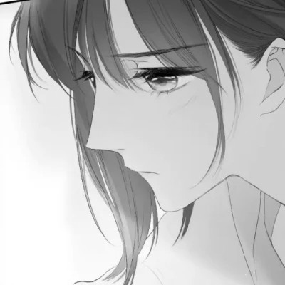 一男一女头像情侣黑白图片