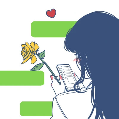 情侣头像单人一左一右高清动漫图片